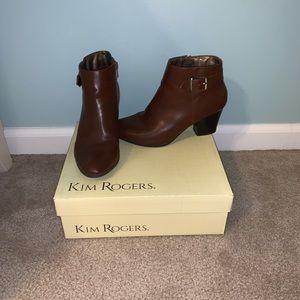 Kim Roger brown booties